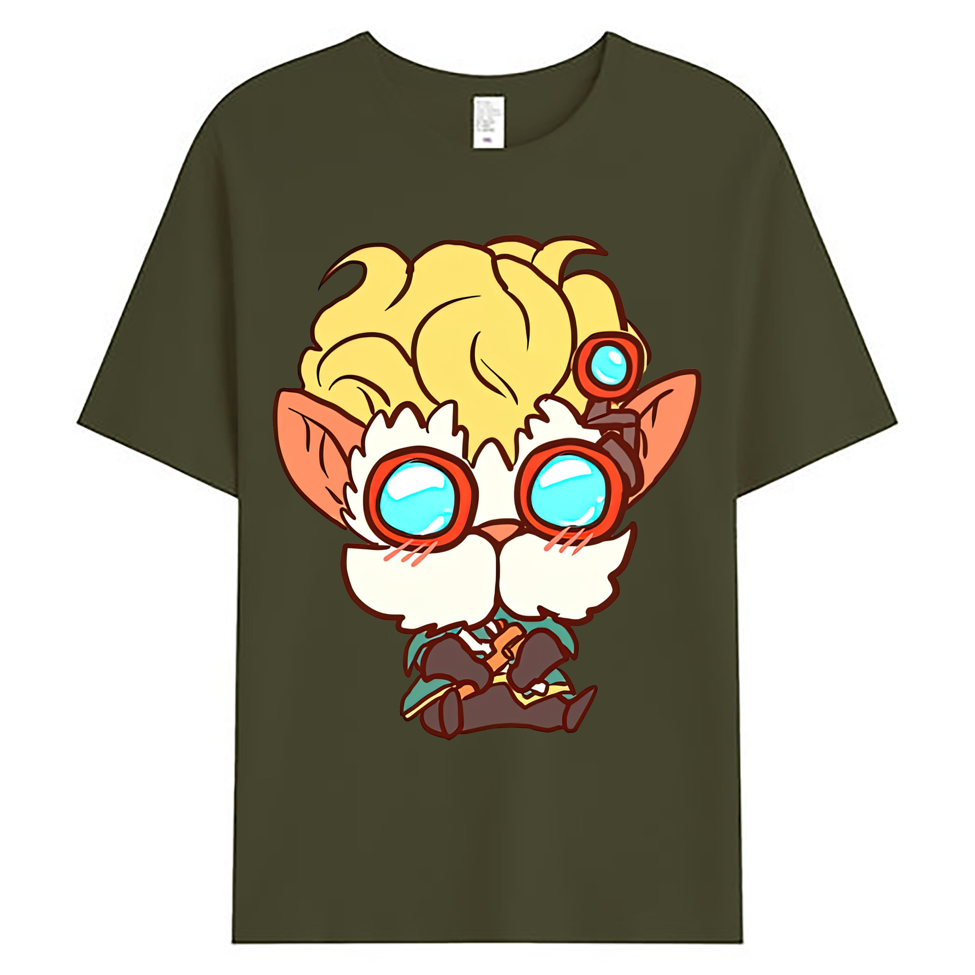 （画像用） リーグ・オブ・レジェンド League of Legends LOL 綿100％ メンズ半袖Tシャツ｜肌触りやわらか＆通気性